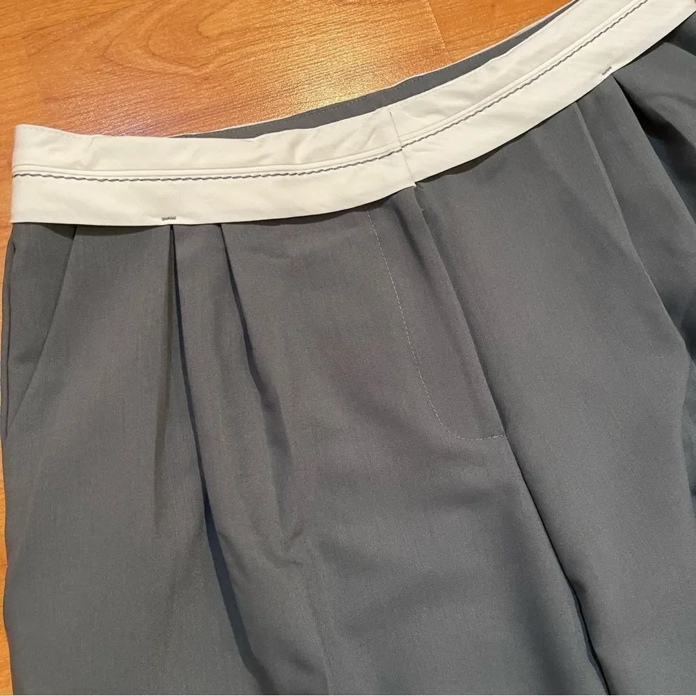 Source Unknown Reversed Waistband Trousers in Piombo Size Large - Picture 11 of 12